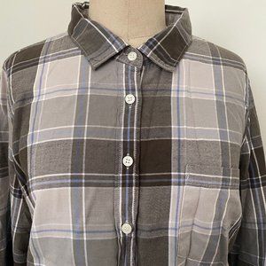 JCrew plaid shirt